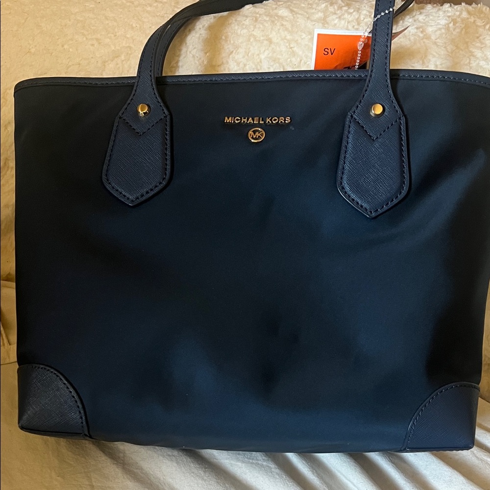 Michael Kors Dark Blue Tote Bag